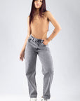 PANTALÓN GRIS ESTILO RECTO STRAIGH 1987-38