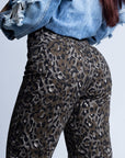 PANTALÓN ANIMAL PRINT ESTILO MOM FIT 2143-83
