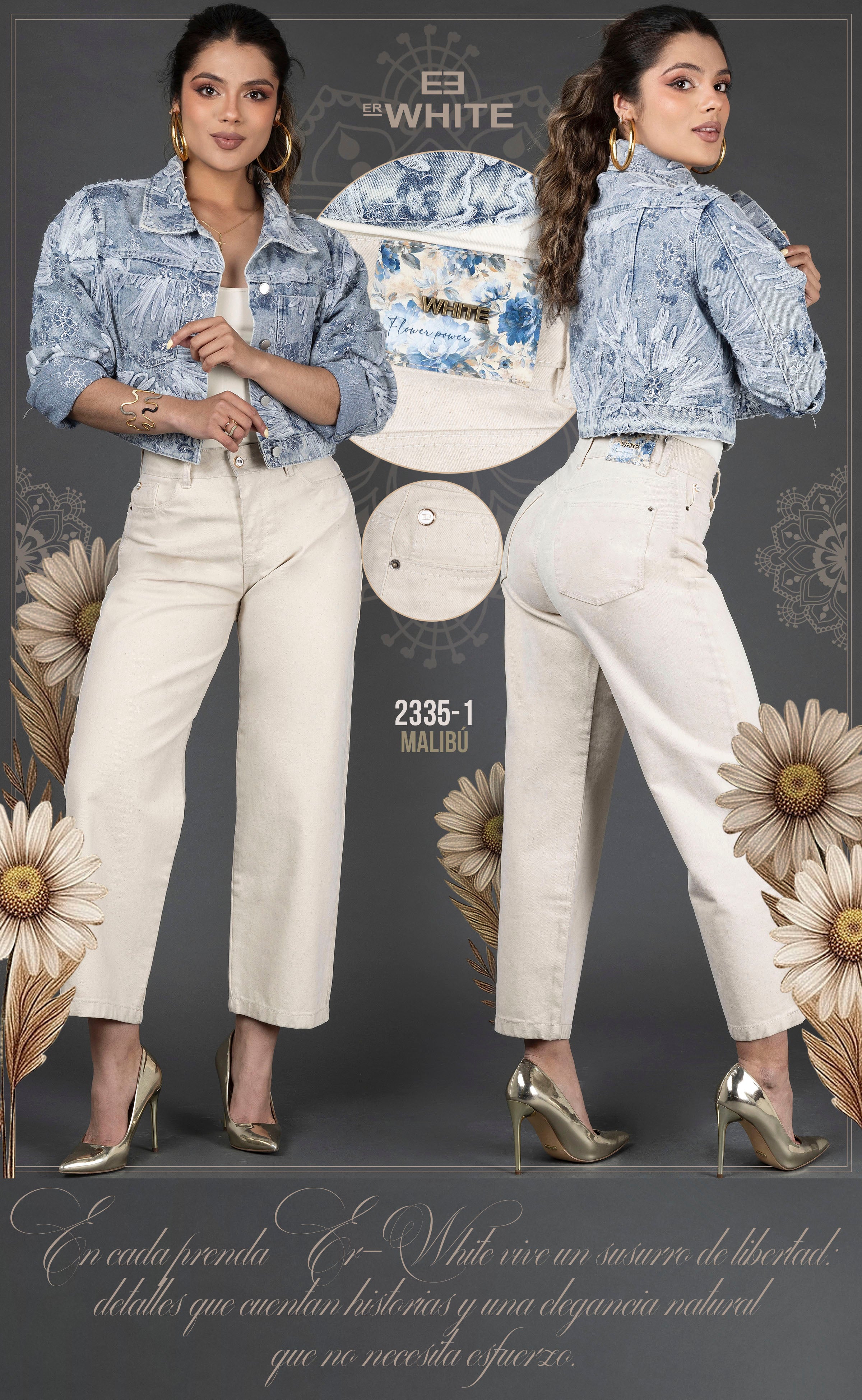 PANTALÓN  ESTILO RECTO STRAIGHT 2335-1