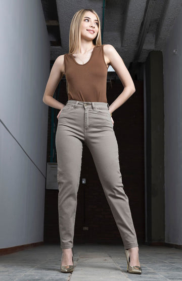 PANTALÓN INDIGO ESTILO MOMFIT 1985-13