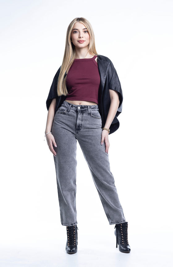 PANTALÓN ESTILO MOMFIT 1985-54