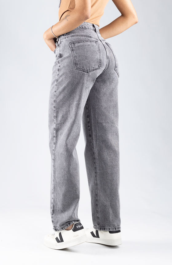 PANTALÓN GRIS ESTILO RECTO STRAIGH 1987-38