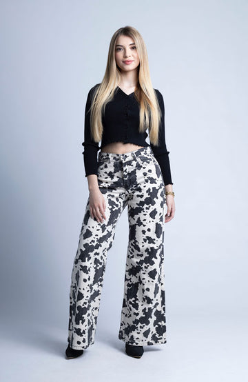 PANTALÓN ESTILO FLARE COW 2083-70