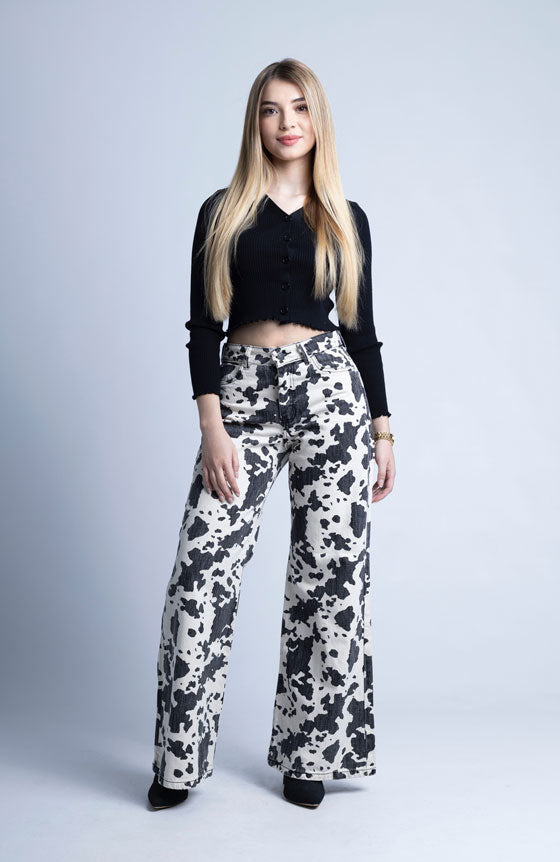 PANTALÓN ESTILO FLARE COW 2083-70
