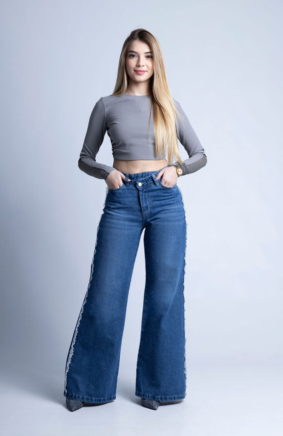 PANTALÓN ESTILO FLARE 2100-46
