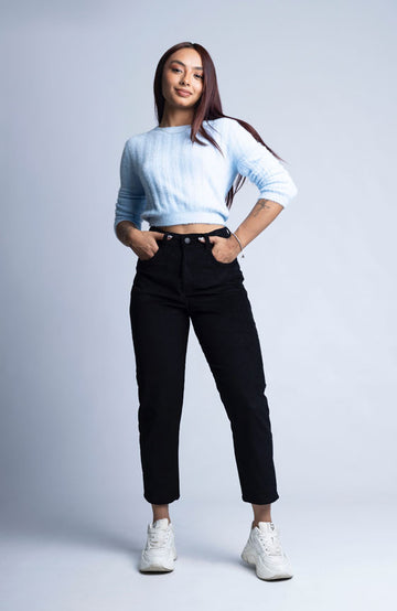 PANTALÓN PANA ESTILO MOM FIT 2125-8
