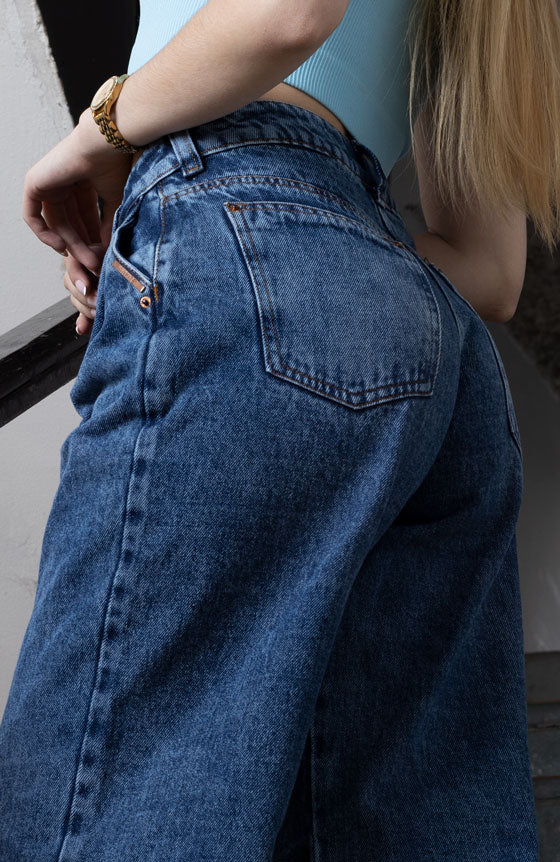 PANTALÓN CON PRENCE ESTILO PALAZZO 2218-44