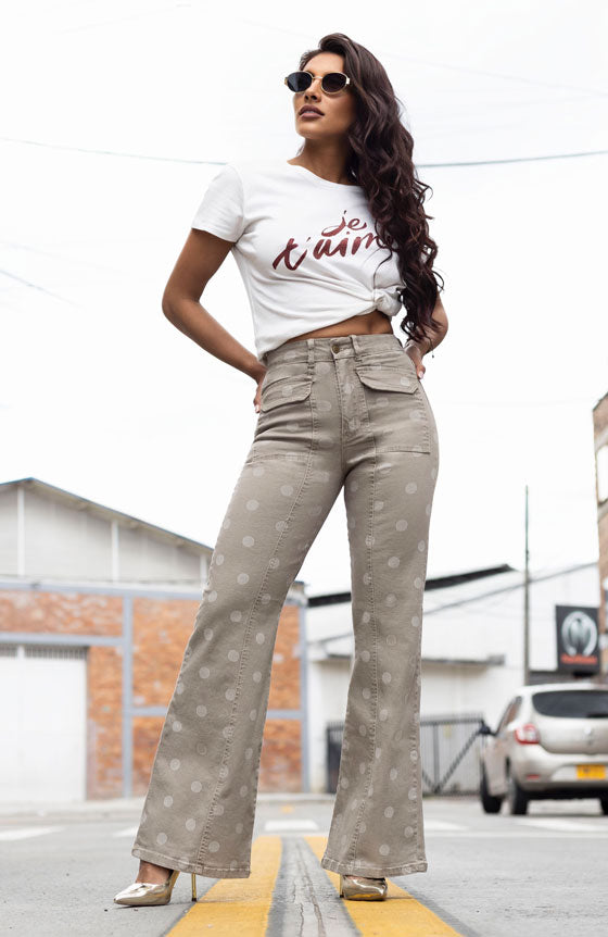 PANTALÓN ESTILO FLARE 2203-1