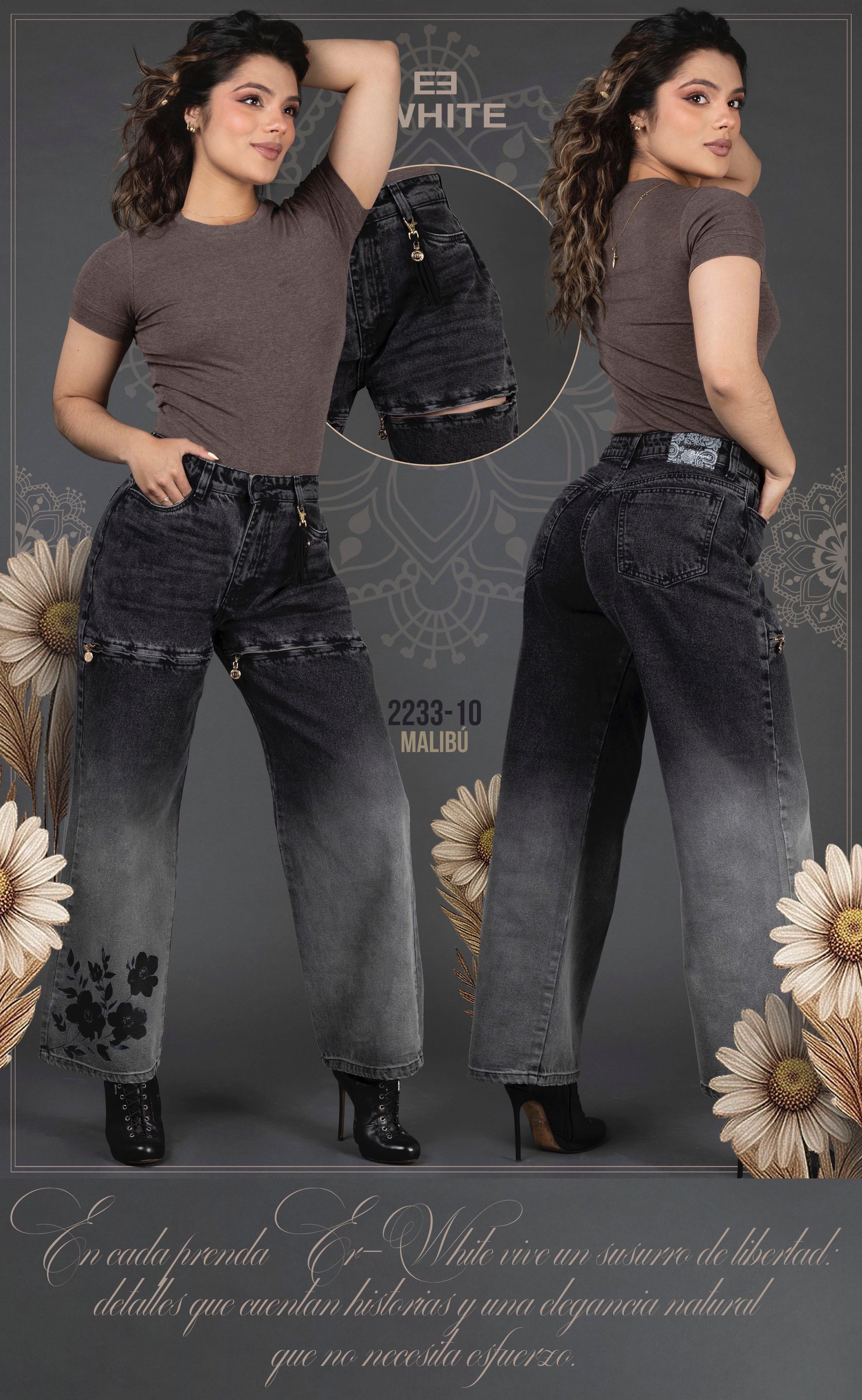 PANTALÓN ESTILO BAGGY CON CREMALLERA 2233-10