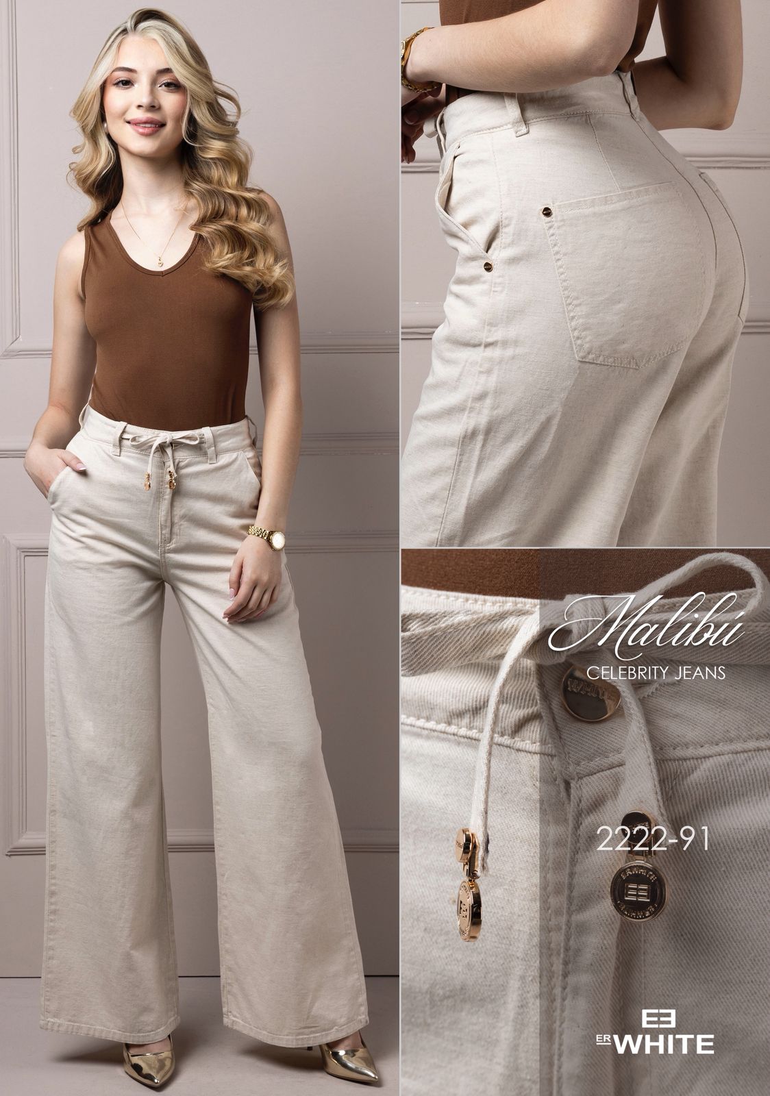 PANTALÓN ESTILO PALAZZO MALIBÚ 2222-91