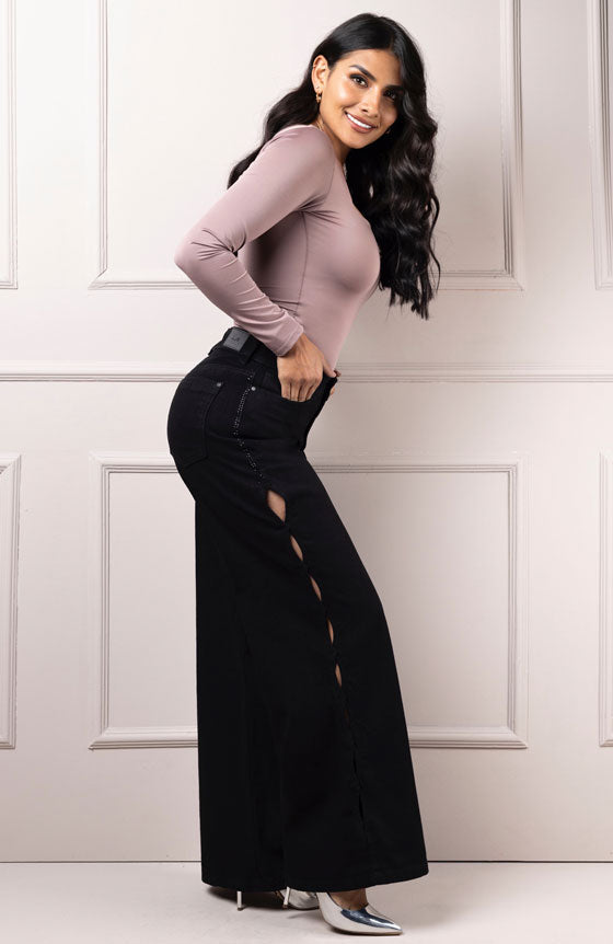 PANTALÓN ESTILO PALAZZO  MALIBÚ 2234-8